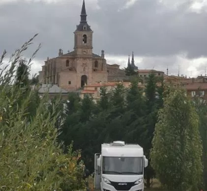 Venta, área de caravanas-camping