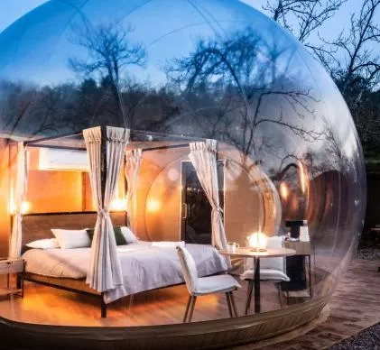 Glamping Burbuja Horizonte Bubble rooms Sierra Aracena (Huelva)