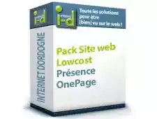Pack Site web Lowcost Présence OnePage