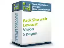 Pack Site web Lowcost Vision 5 pages