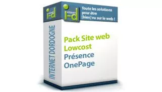 Pack Site web Lowcost Présence OnePage