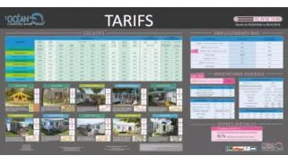 Panneaux de tarifs