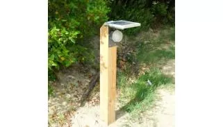 Borne solaire LED