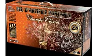 FEU D'ARTIFICE PORTABLE® CHAMPS-ÉLYSÉES 2MN30