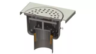 Pédiluve avaloir A2080SAZPB/6