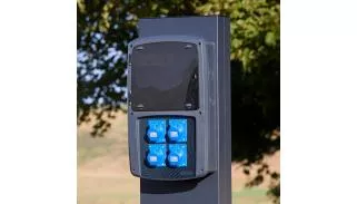 Coffret camping 4 prises CEE 10A avec protection par disjoncteur différentiel- OHMTEC