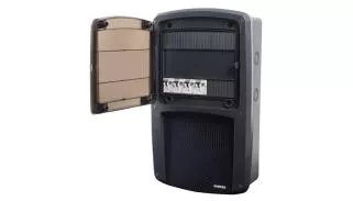Coffret mobilhome - 4 raccordements 16A avec protection par disjoncteur différentiel - OHMTEC