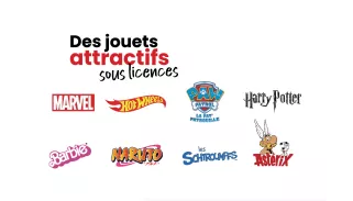 Des jouets sous licence