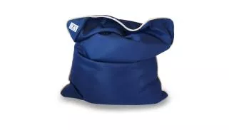 Water Pouf - Bleu/beige