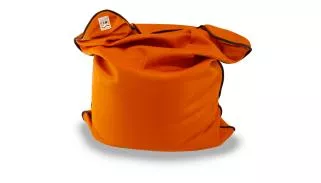 Water Pouf - Orange/Anthracite
