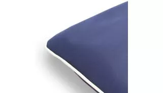 Housse Water Pouf - Bleu ardoise/blanc