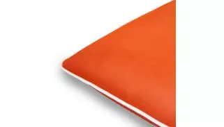Housse Water Pouf - Orange/blanc
