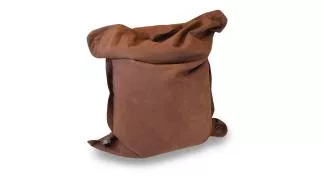 Pouf Cuir - Chocolat