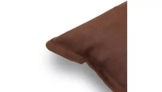 Housse pouf Cuir - Chocolat