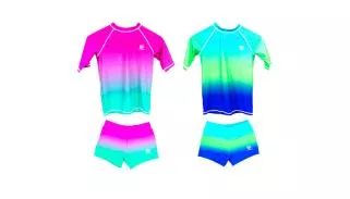 BOXER ET T-SHIRT ANTI UV UPF 50 + - 4 ANS   /    6 ANS  /  8 ANS