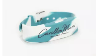 Bracelet connecté RFID en silicone avec réglage type montre