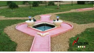 Minigolf Modulable en Béton
