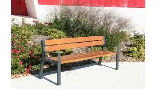 Banc KERMES avec accoudoirs