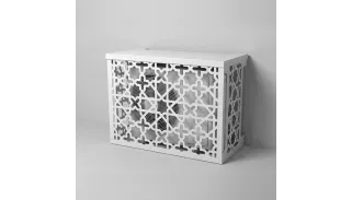 Cache clim blanc motif Alhambra