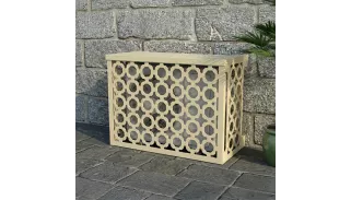 Cache clim ivoire motif Cannage