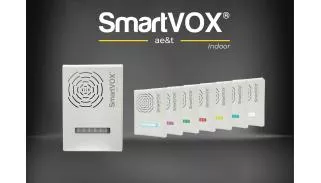Avertisseur /Sirène Vocal et feu LED RGB Radio 122 dB SmartVOX® Indoor