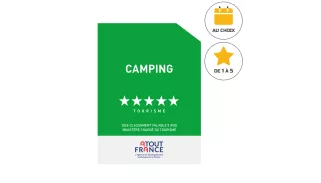 Panonceau classement camping tourisme ou loisirs