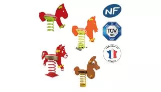 Jeu sur ressort - Cheval