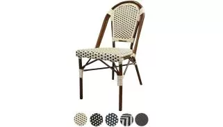 Chaise bistrot paris rotin synthétique