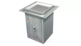 Plancha électrique avec plateau et monnayeur Intérieur/Extérieur