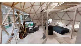 Dôme géodésique 30m² F3