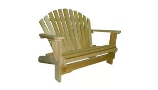 Banc Adirondack 2 places Love Seat en Cèdre Canada