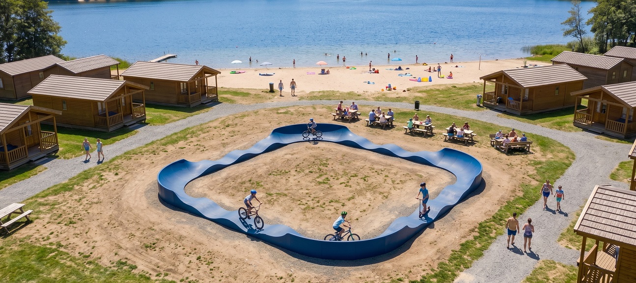 Pumptracks modulaires : la piste de glisse clé en main, dès 2 ans
