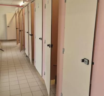 Cabines lavabos, wc, douches